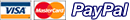 We accepted payment with credit cards (Visa and Mastercard) and with Paypal